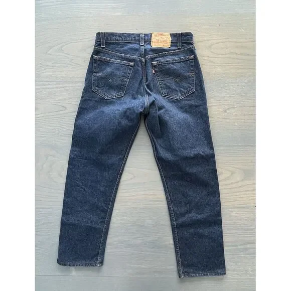 Vintage Levi's 505 Made In USA 35 X 29 Dark‎ Wash